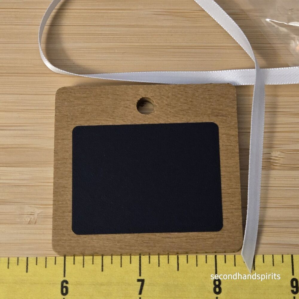 Longaberger Basket Sm Black Board Wood Tie On 51974